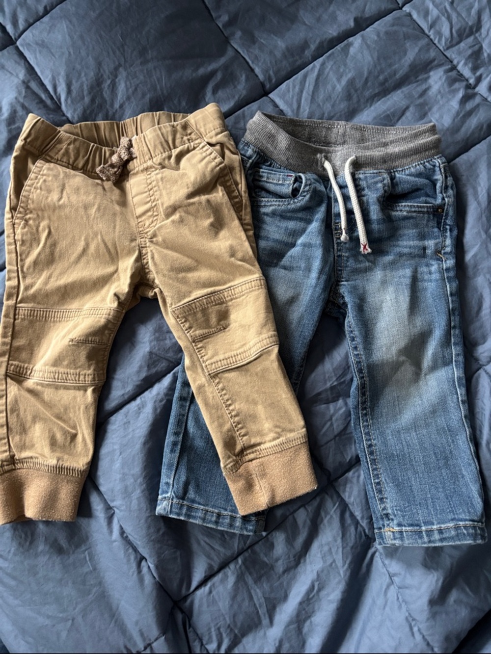 Cat and Jack Joggers and denim Knit-Waist Jeans